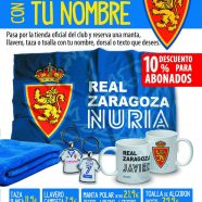Lanzamos la campaña de artículos personalizados del Real Zaragoza.